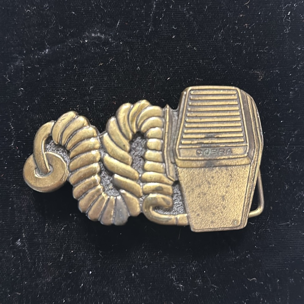 Cobra Handheld CB HAM Radio belt buckle